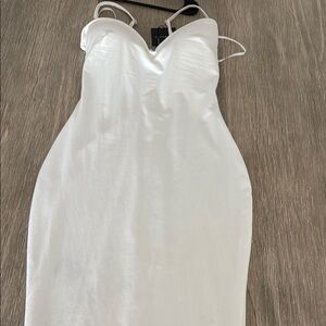 JLUXLABEL Cream Spaghetti Strap Top